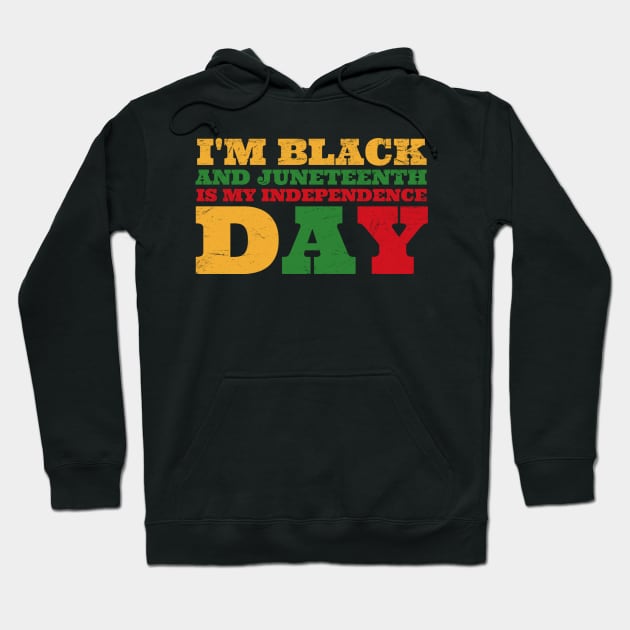 juneteenth-is-my-independence-day Hoodie by Junalben Mamaril